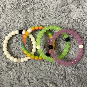 4 Lokai bracelets